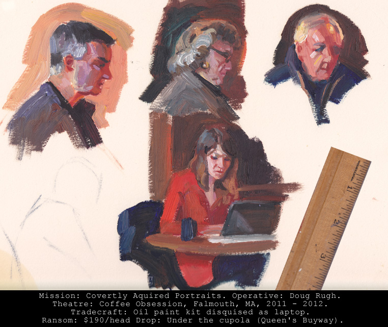 Portrait in Oil by Doug Rugh.