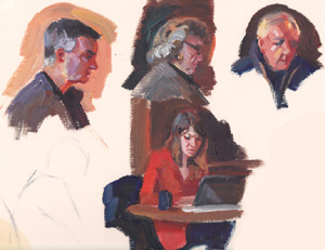 Portrait in Oil by Doug Rugh.