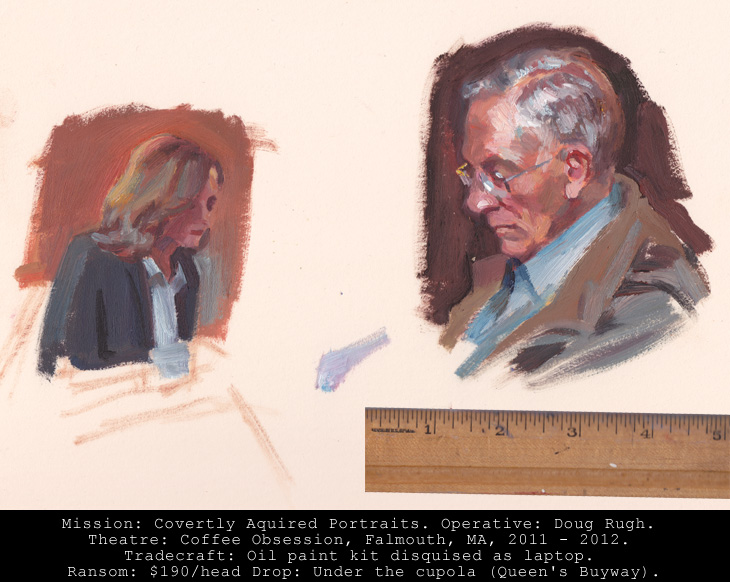 Portrait in Oil by Doug Rugh.