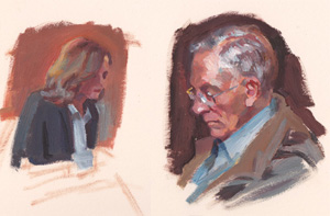 Portrait in Oil by Doug Rugh.