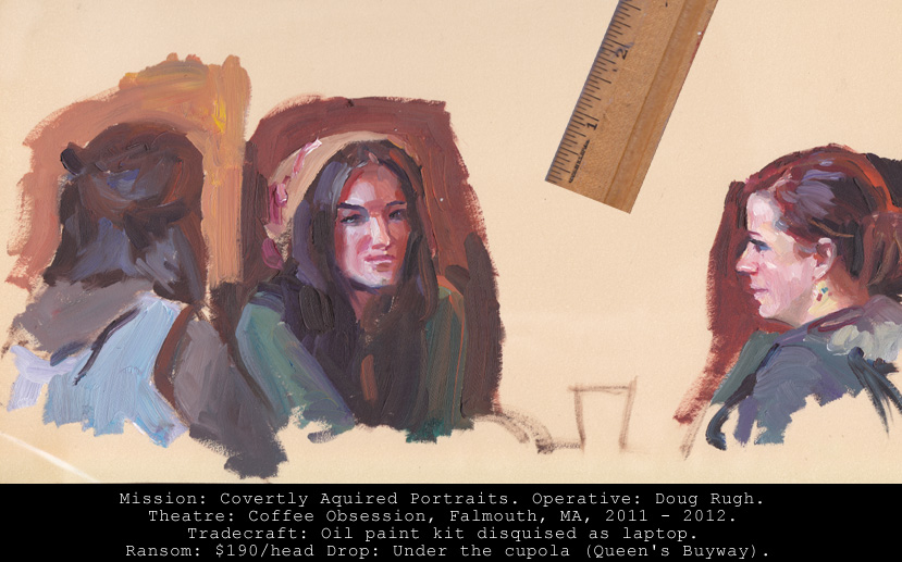 Portrait in Oil by Doug Rugh.