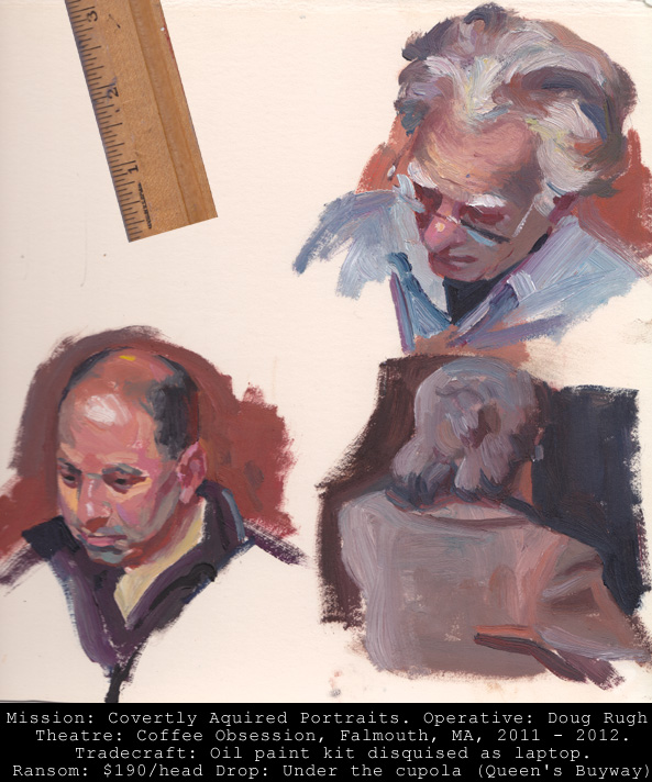 Portrait in Oil by Doug Rugh.