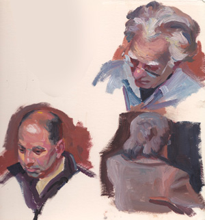 Portrait in Oil by Doug Rugh.