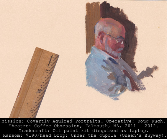 Portrait in Oil by Doug Rugh.