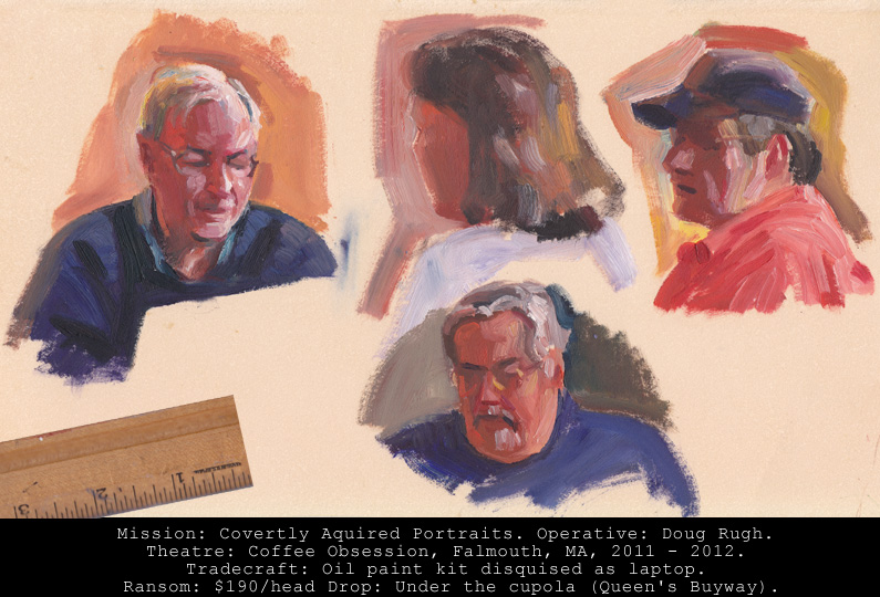 Portrait in Oil by Doug Rugh.