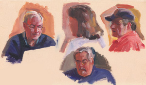 Portrait in Oil by Doug Rugh.