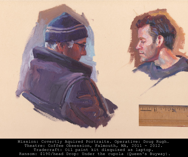 Portrait in Oil by Doug Rugh.