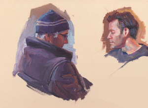 Portrait in Oil by Doug Rugh.