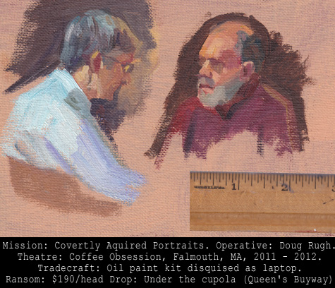 Portrait in Oil by Doug Rugh.