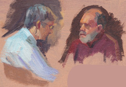 Portrait in Oil by Doug Rugh.