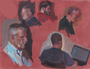 Portrait in Oil by Doug Rugh.