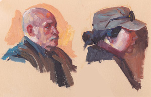 Portrait in Oil by Doug Rugh.