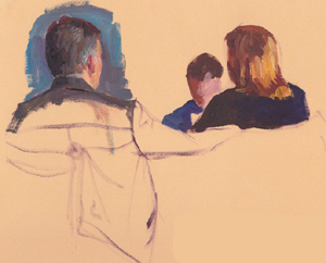 Portrait in Oil by Doug Rugh.