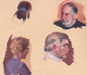 Portrait in Oil by Doug Rugh.