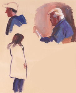 Portrait in Oil by Doug Rugh.