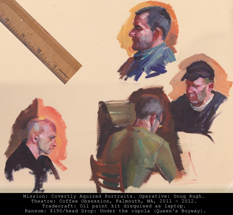 Portrait in Oil by Doug Rugh.