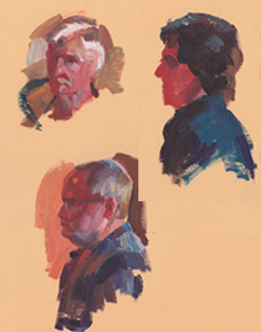 Portrait in Oil by Doug Rugh.