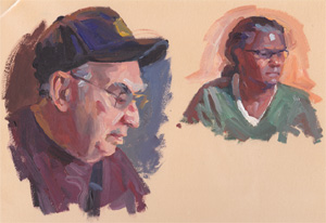 Portrait in Oil by Doug Rugh.