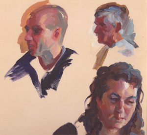 Portrait in Oil by Doug Rugh.