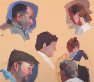 Portrait in Oil by Doug Rugh.