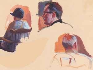 Portrait in Oil by Doug Rugh.