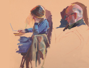 Portrait in Oil by Doug Rugh.