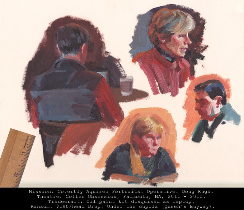 Portrait in Oil by Doug Rugh.