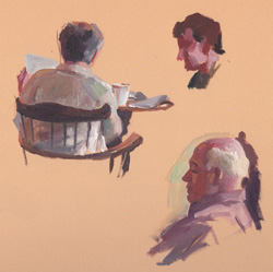 Portrait in Oil by Doug Rugh.