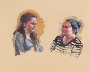 Portrait in Oil by Doug Rugh.