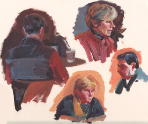 Portrait in Oil by Doug Rugh.