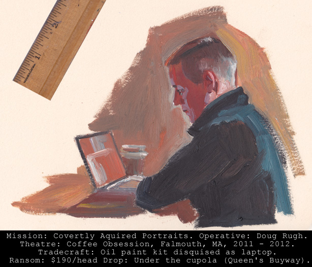 Portrait in Oil by Doug Rugh.