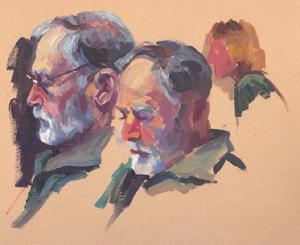 Portrait in Oil by Doug Rugh.