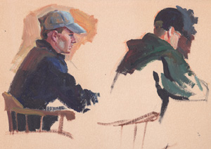 Portrait in Oil by Doug Rugh.