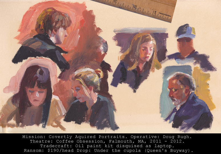 Portrait in Oil by Doug Rugh.