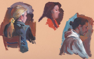 Portrait in Oil by Doug Rugh.