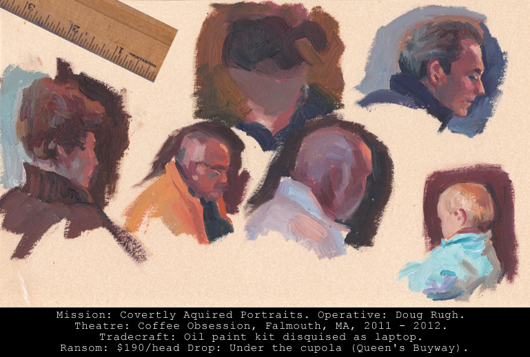 Portrait in Oil by Doug Rugh.