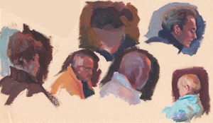 Portrait in Oil by Doug Rugh.