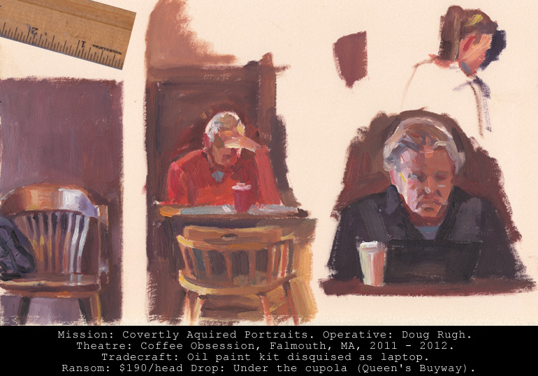 Portrait in Oil by Doug Rugh.