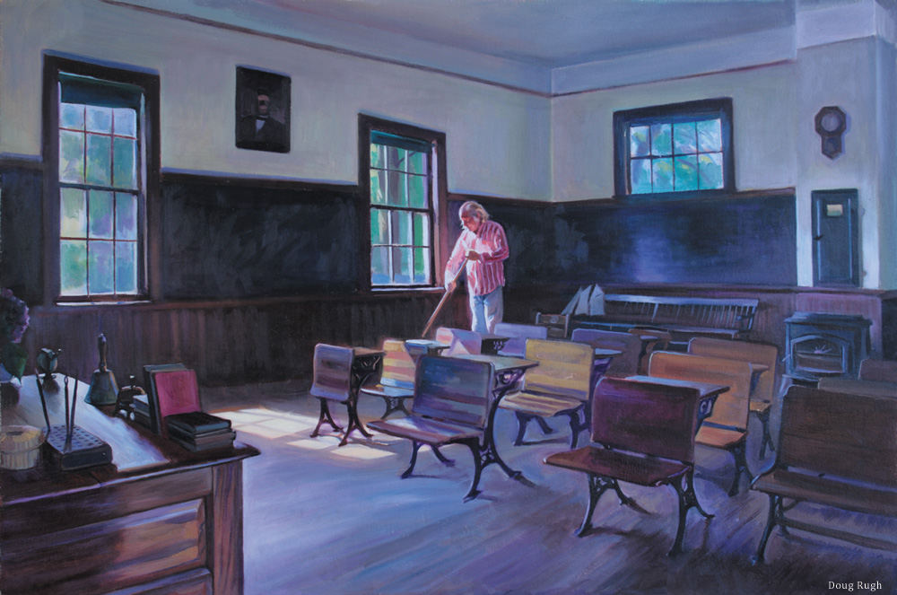 Oil Painting by Doug Rugh.